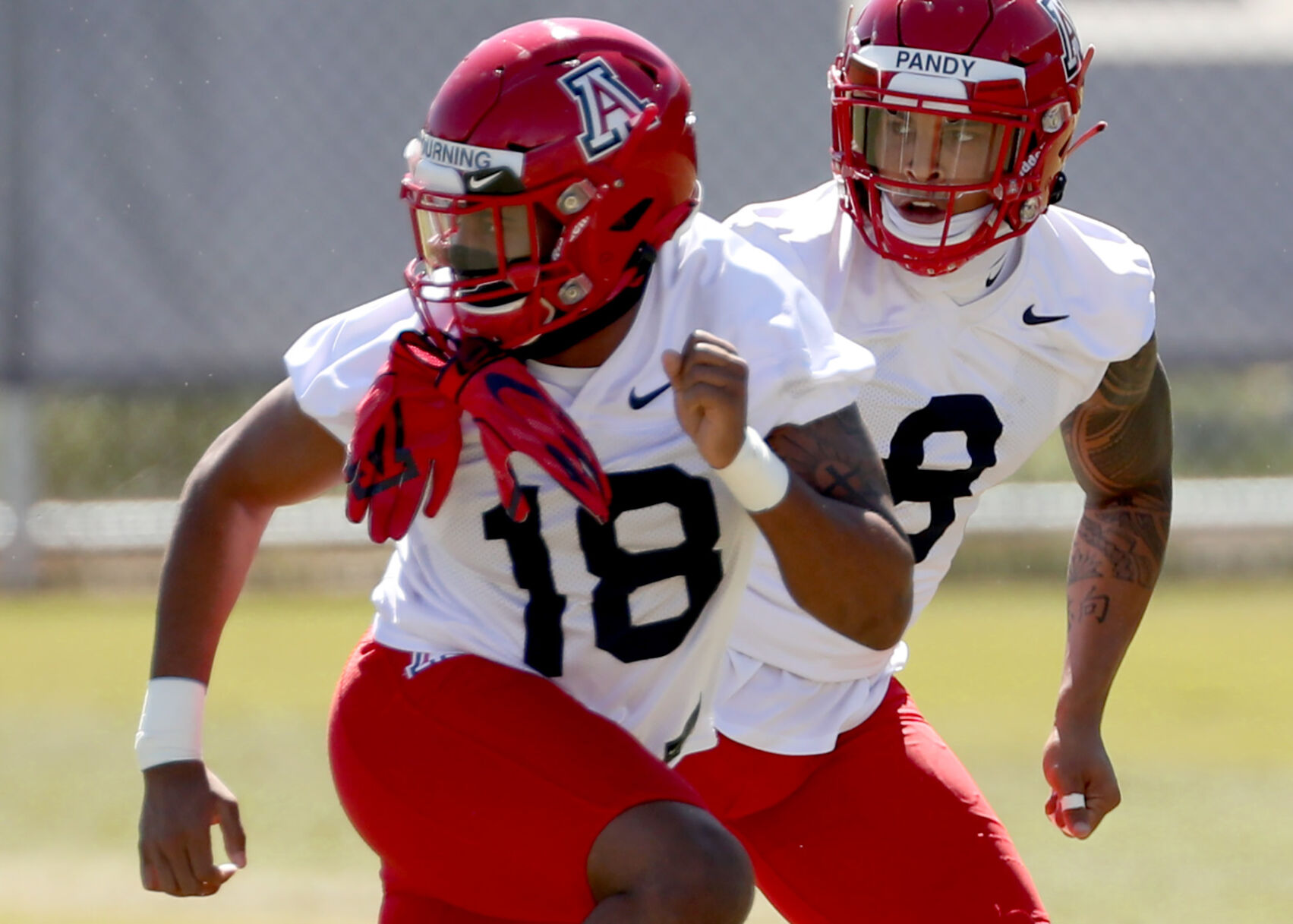UA football day two